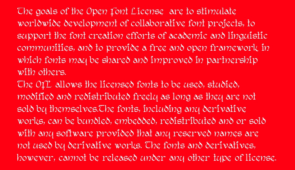 rostock-kaligraph font 1
