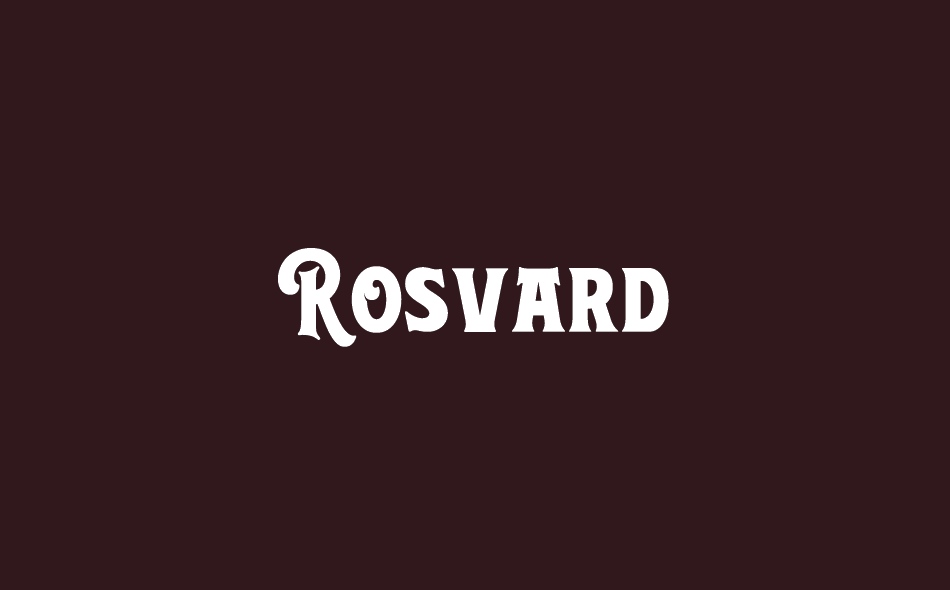 Rosvard font big