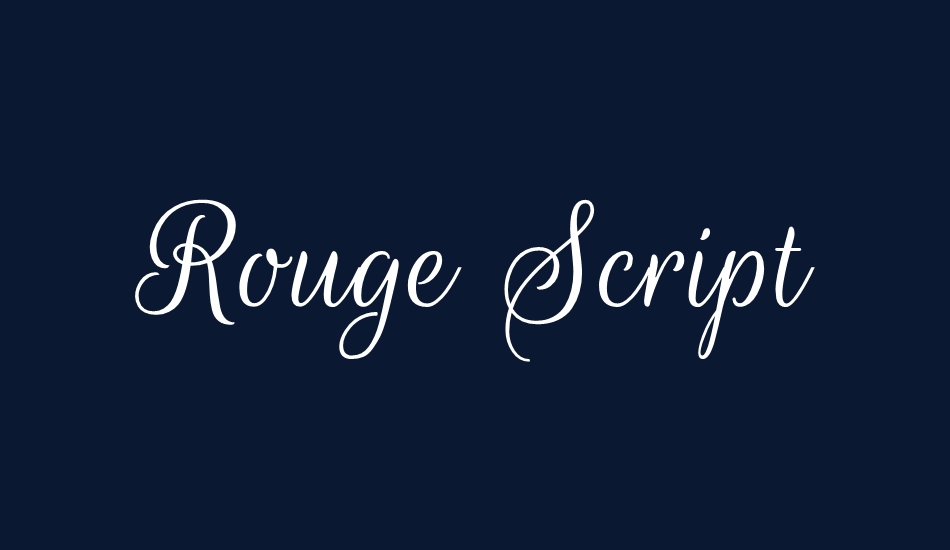 Download Rouge Script Free Font SVG Cut Files