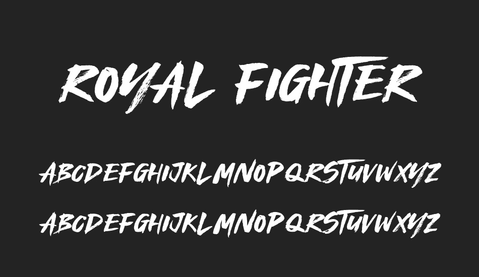 royal-fighter font