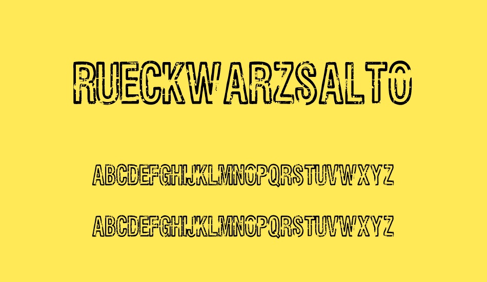 rueckwarzsalto font