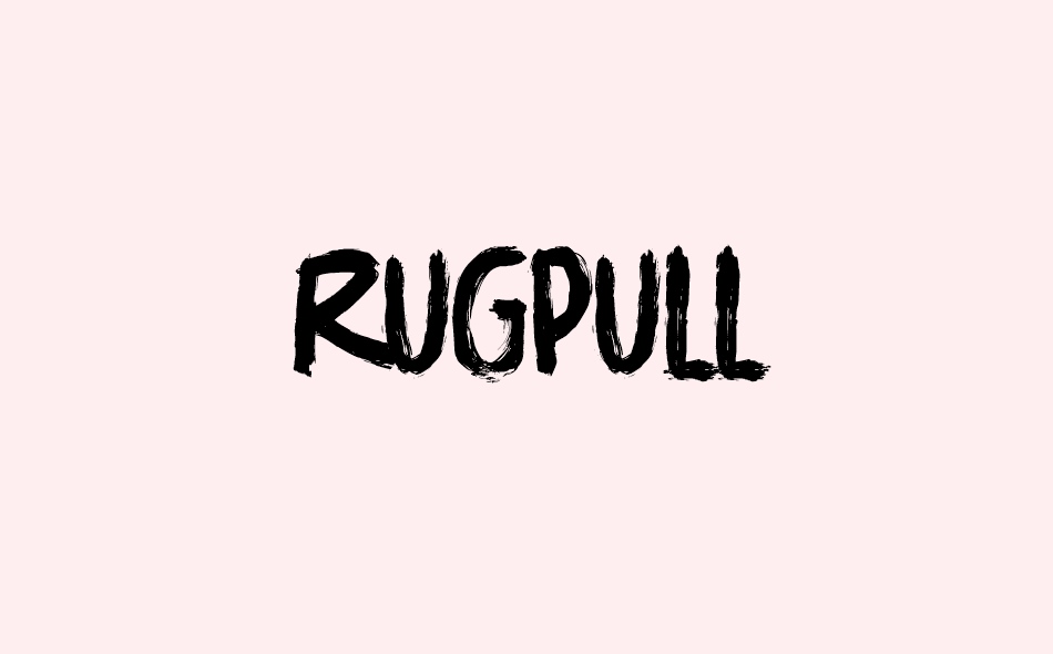 Rugpull font big