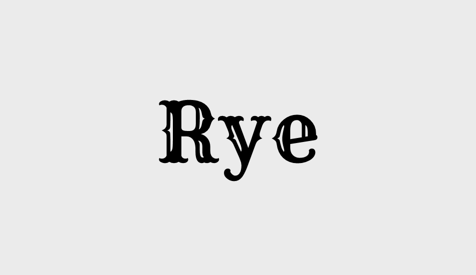rye font big
