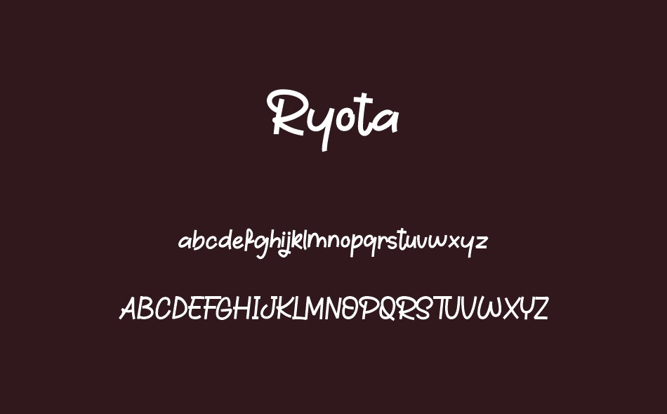Ryota font