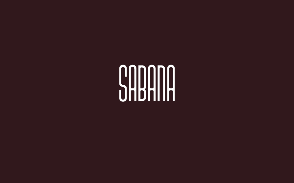 Sabana font big