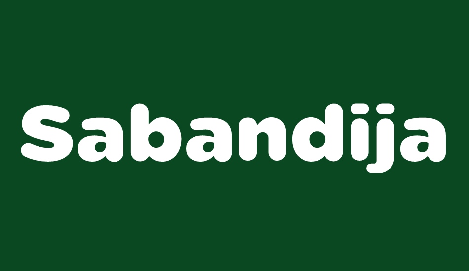 sabandija-ffp font big