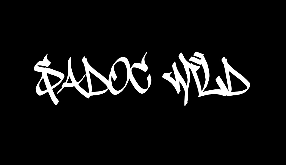 sadoc-wild font big