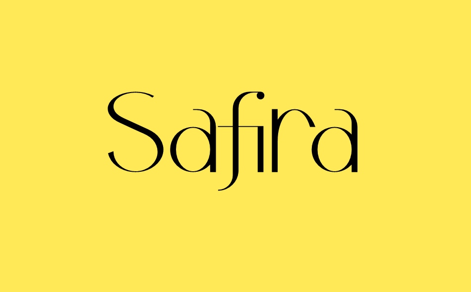 Safira font big