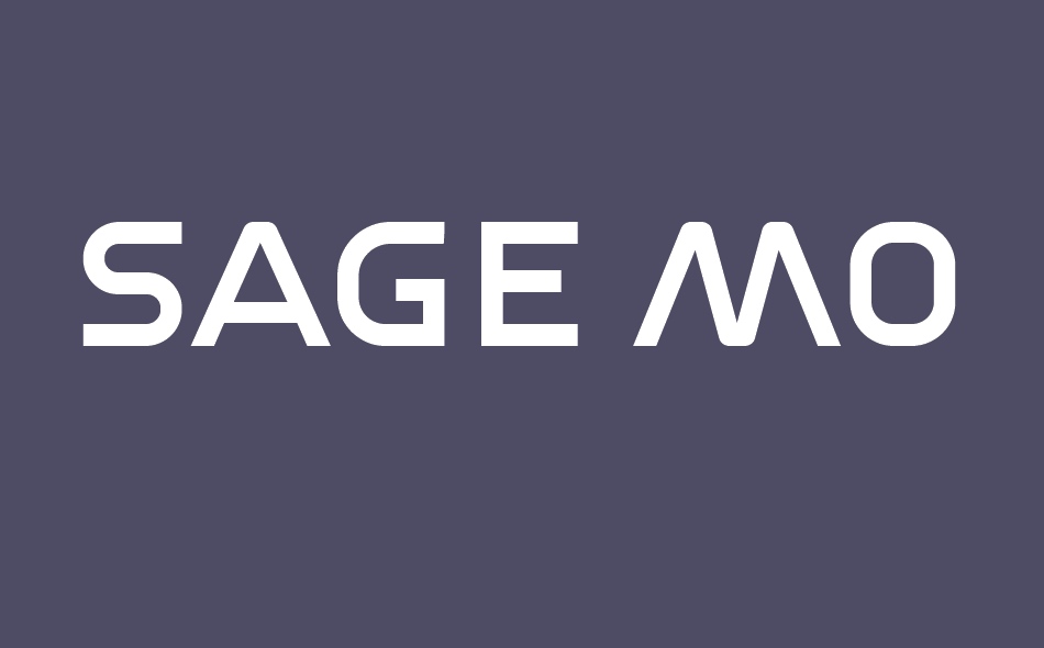 Sage Mondial font big