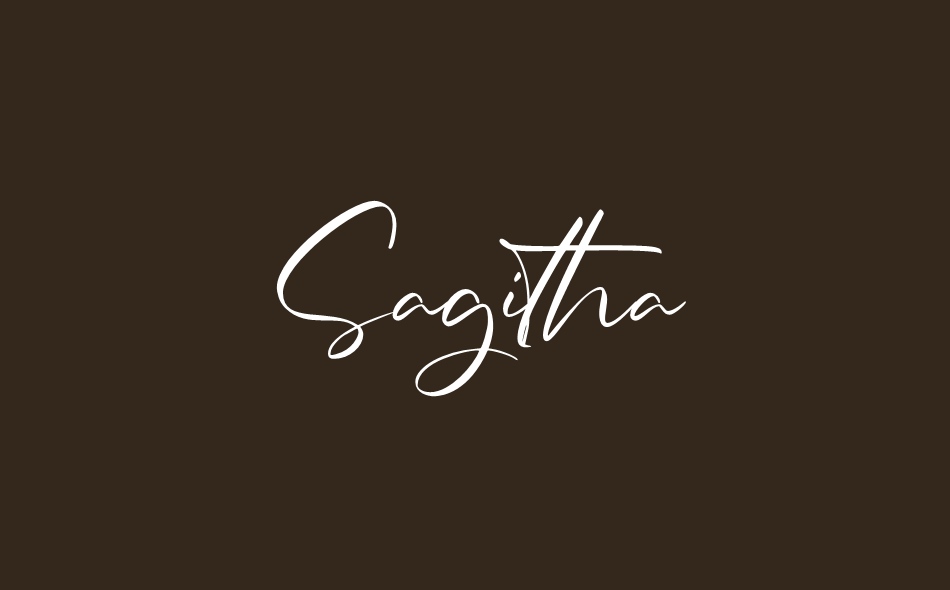 Sagitha font big