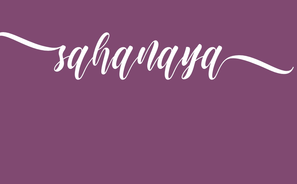 Sahanaya font big