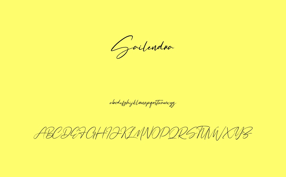 Sailendra font