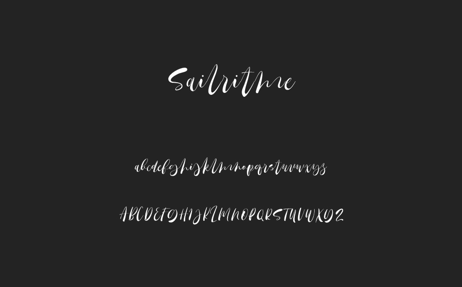 Sailritme font