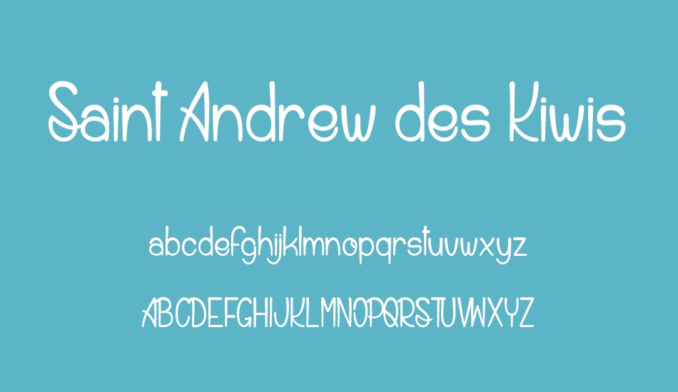 saint-andrew-des-kiwis font