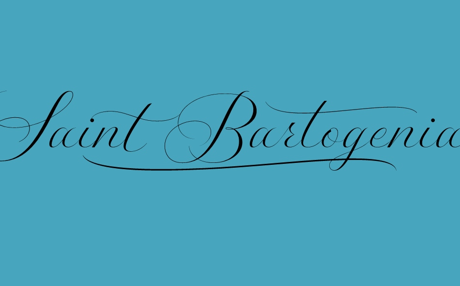 Saint Bartogenia font big