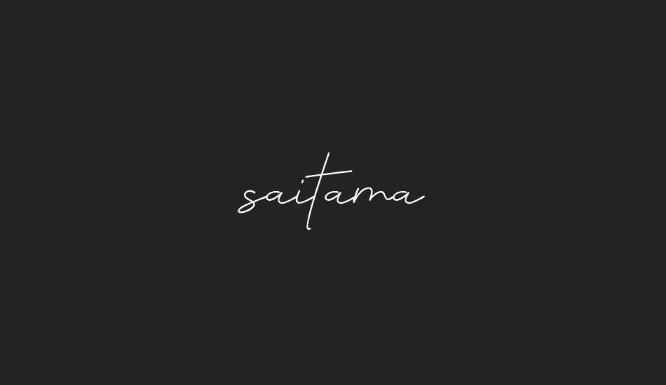 saitama font big