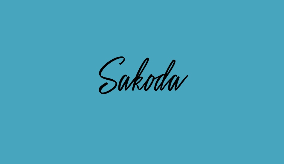 sakoda- font big