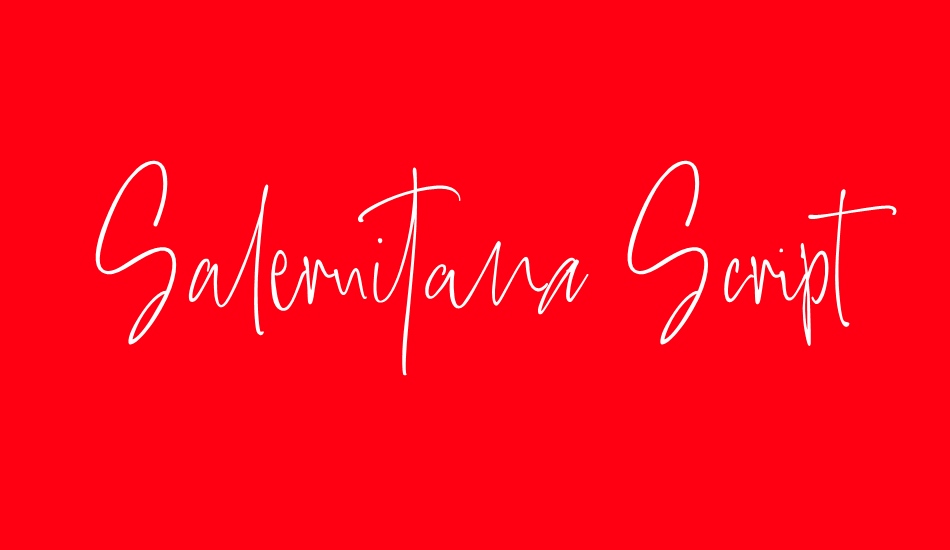 salernitana-script font big