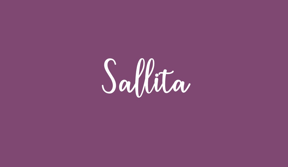 sallita font big