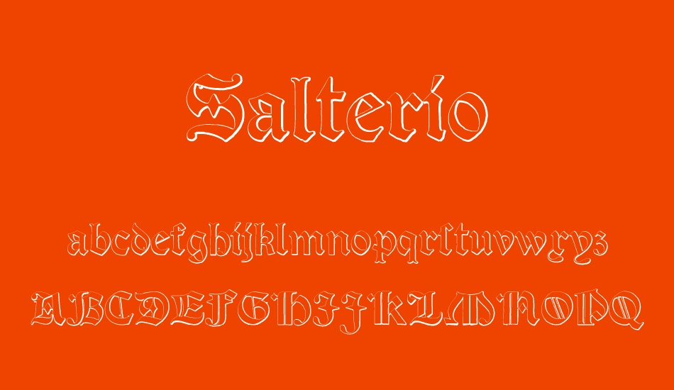 salterio font