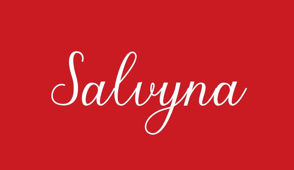 salvyna font big