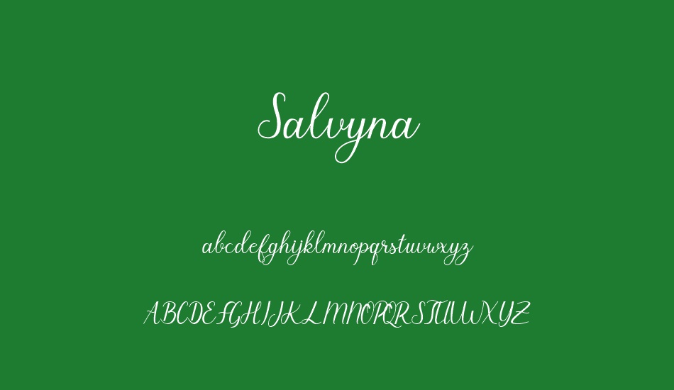 salvyna font