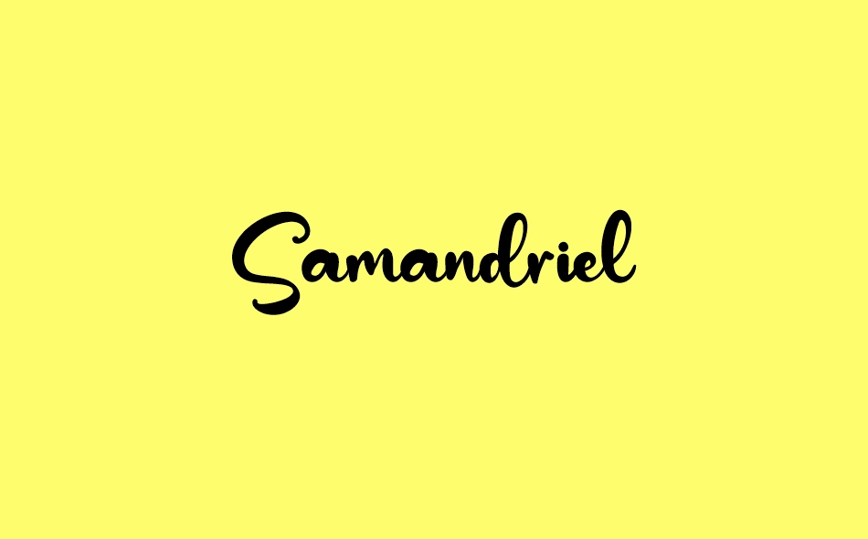 Samandriel font big