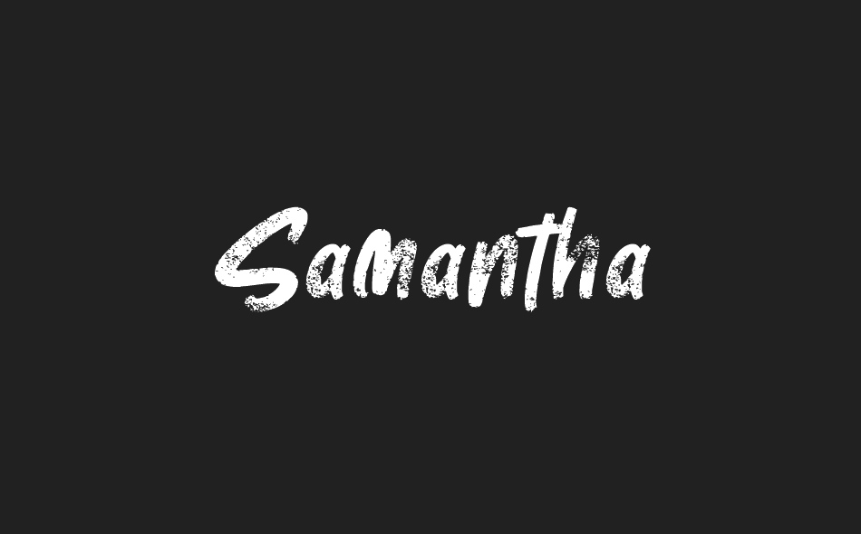 Samantha font big