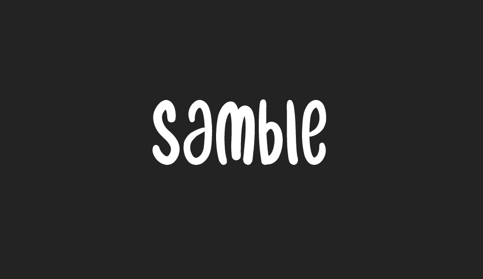 samble font big