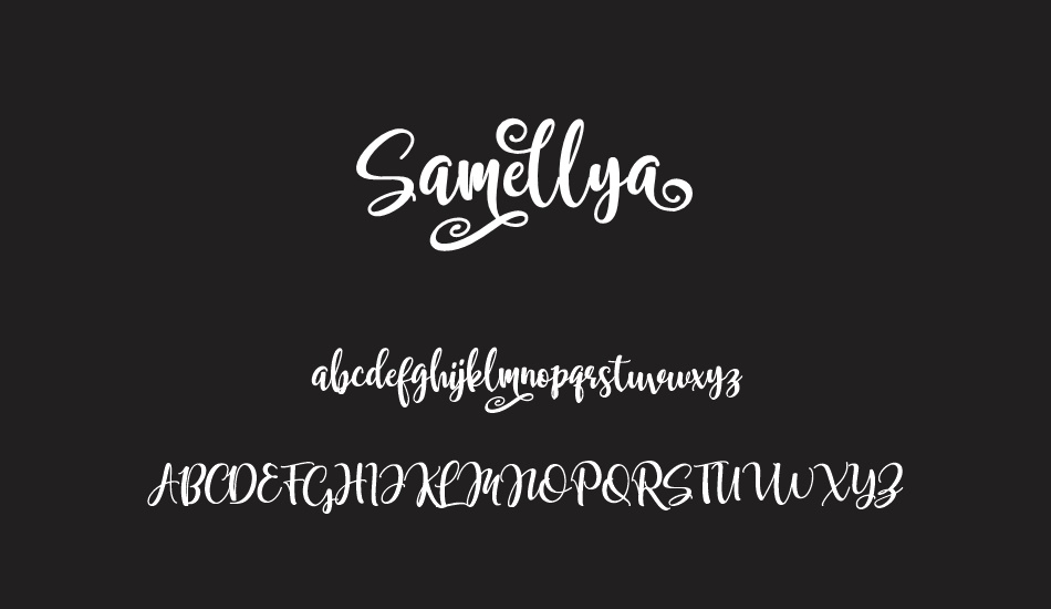 samellya-personal-use font