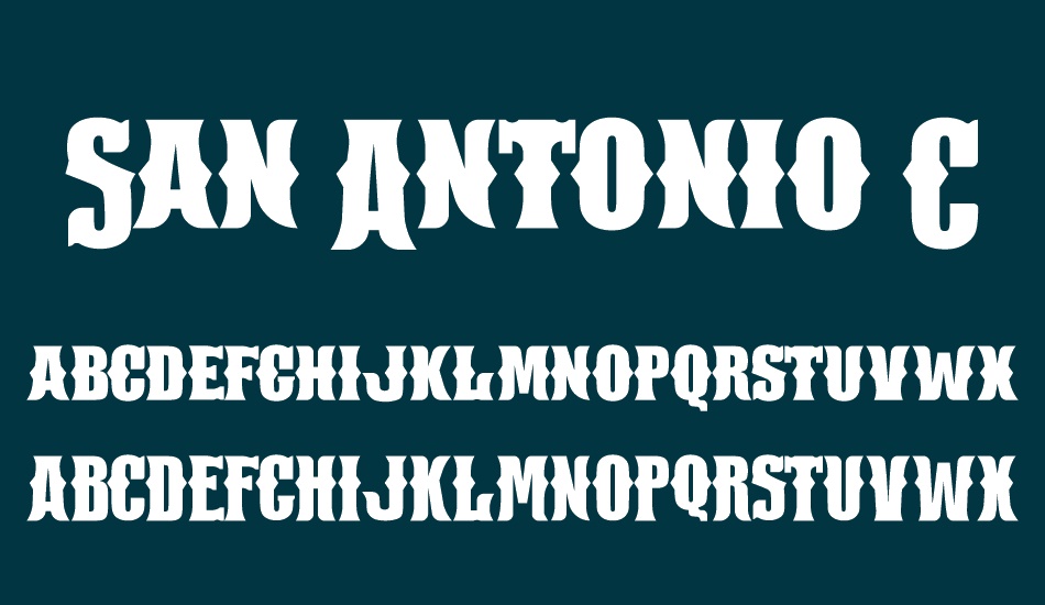 san-antonio-charros font