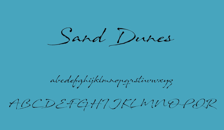 sand-dunes font