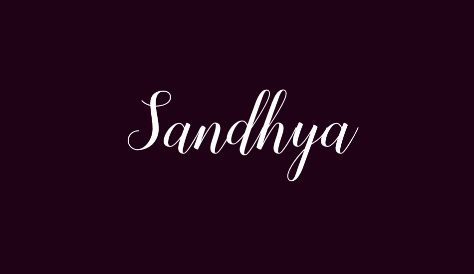 sandhya font big