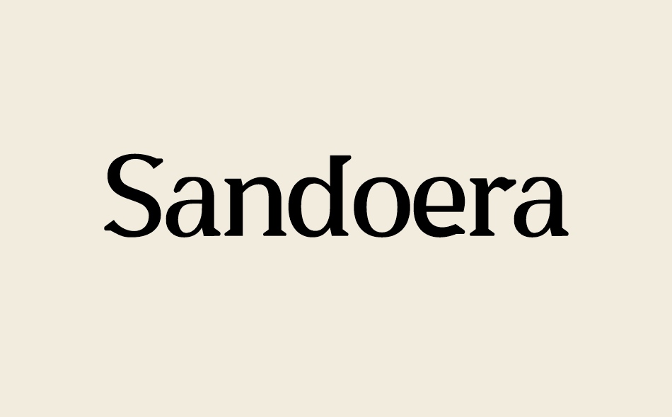 Sandoera font big