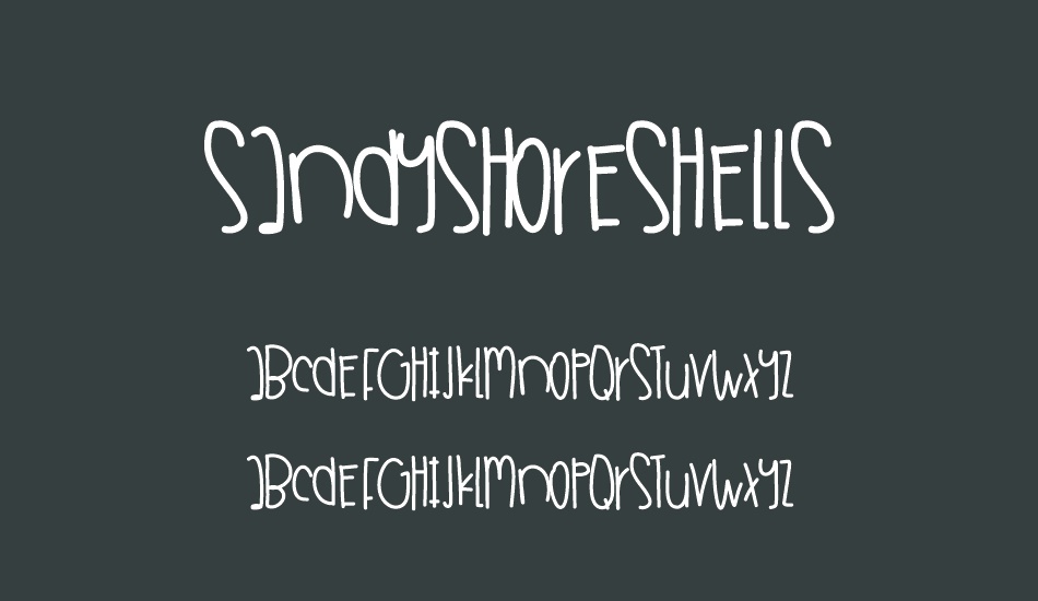 sandyshoreshells font