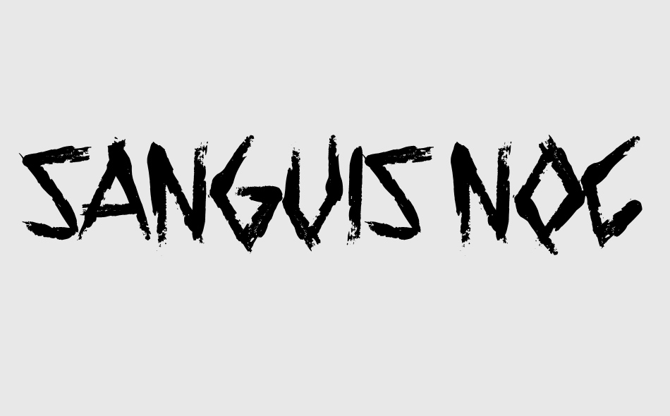 Sanguis Noctis font big