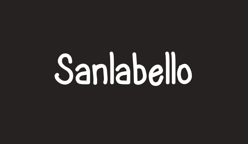 sanlabello font big