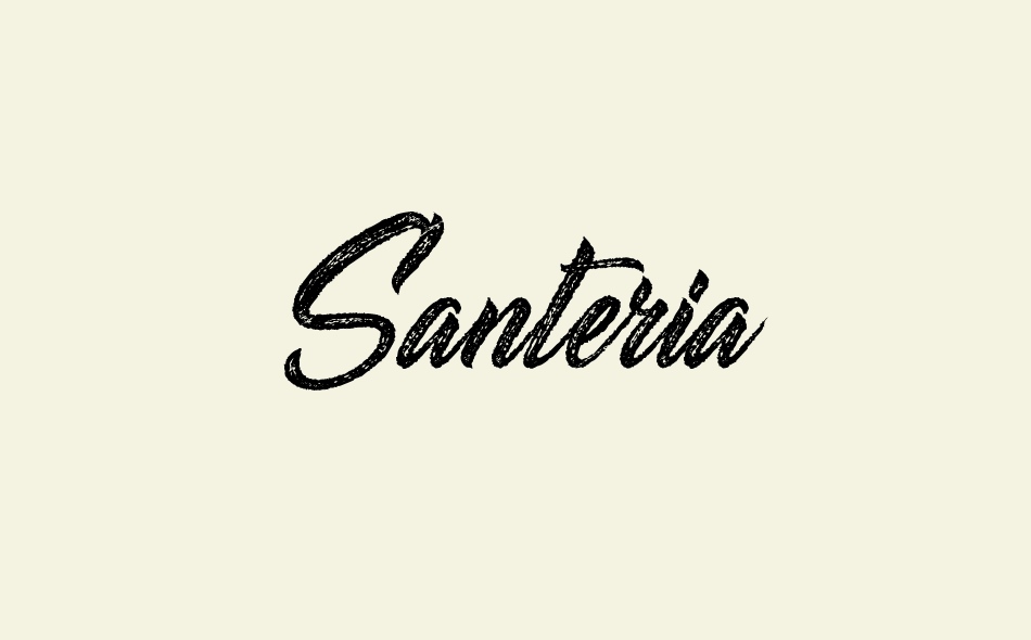 Santeria font big