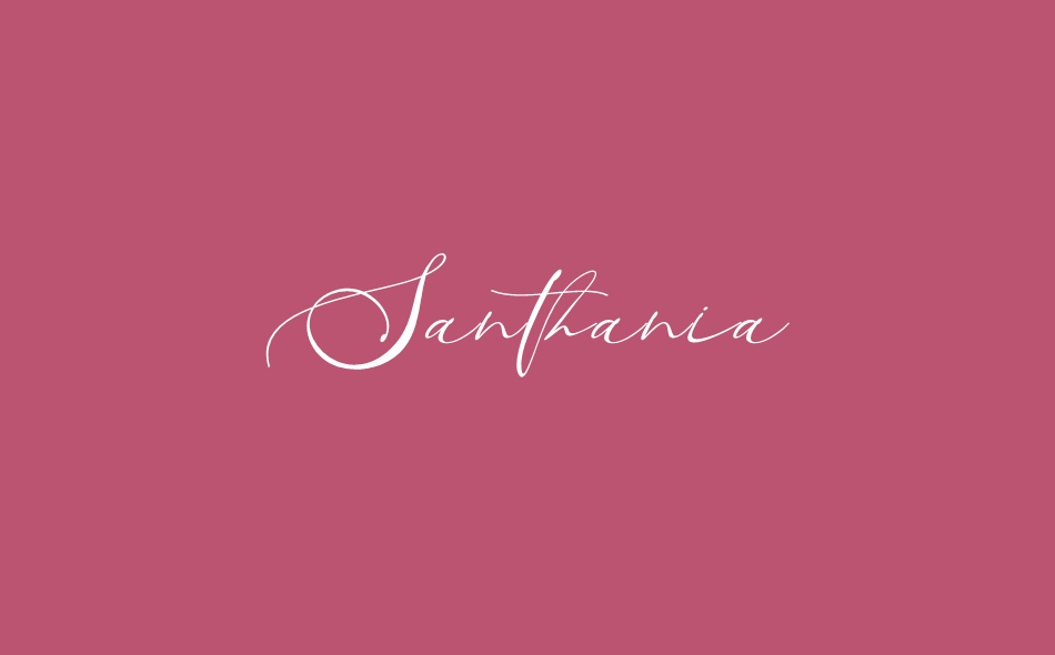 Santhania font big