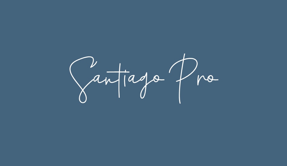 santiago-pro font big