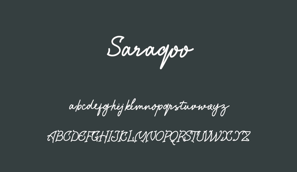 saraqoo-personal-use font