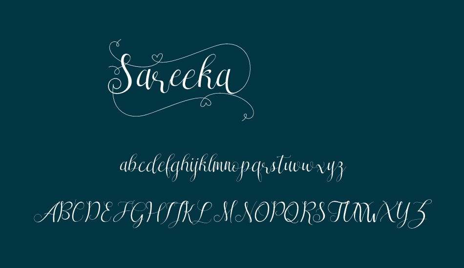 sareeka font