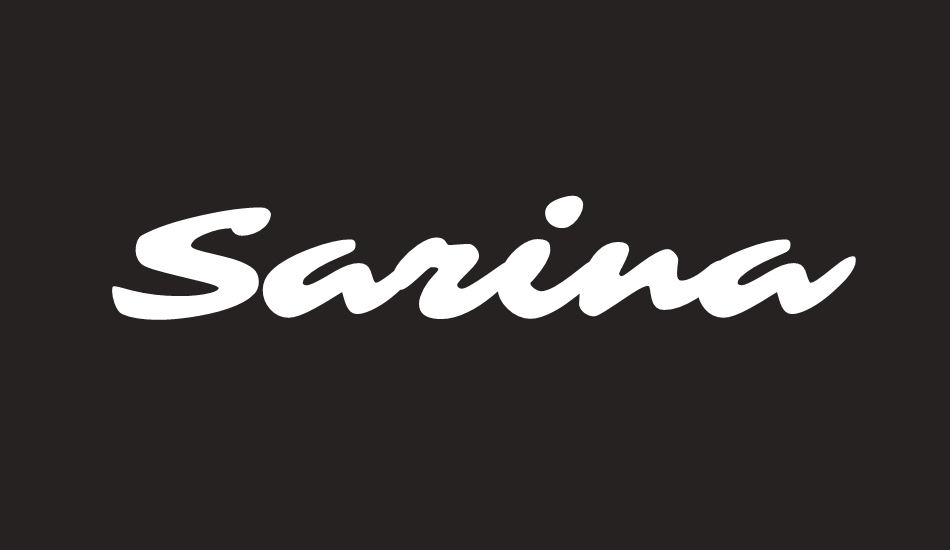 sarina font big