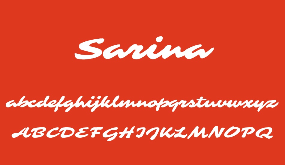 sarina font