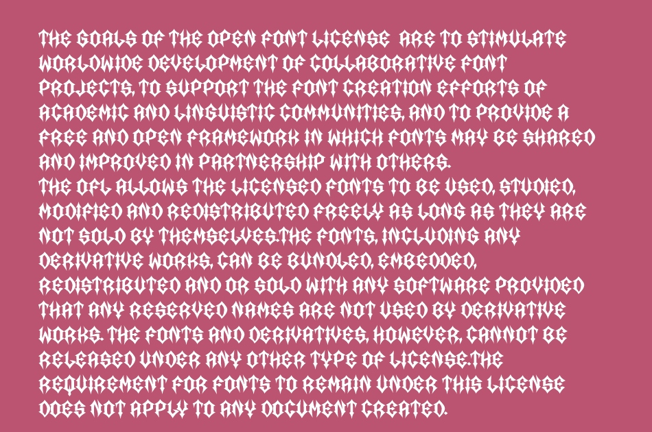 Sariya font 1