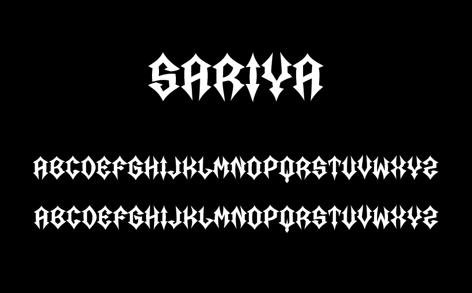 Sariya font