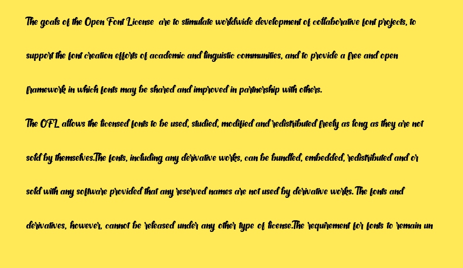 sarllett font 1
