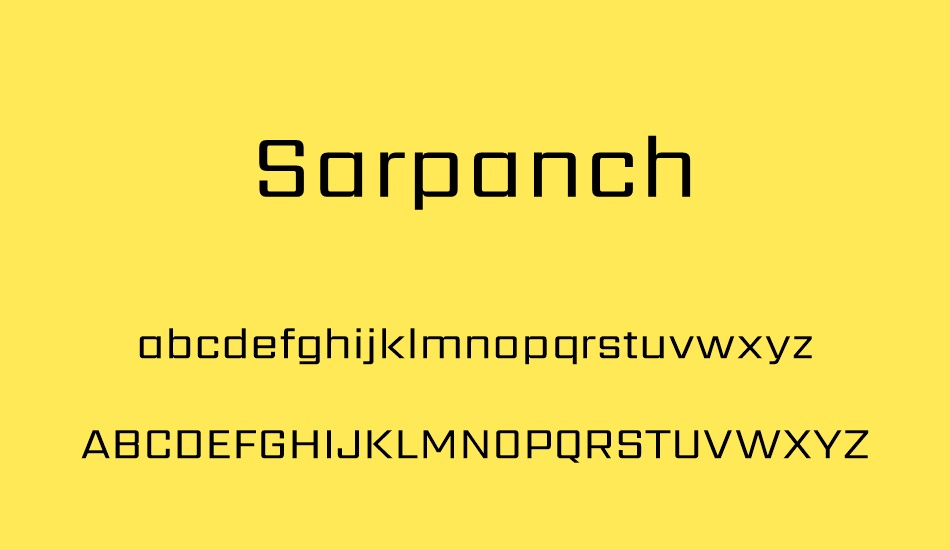 sarpanch font