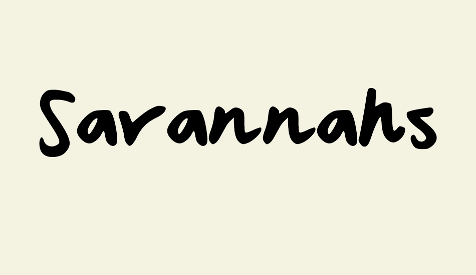 savannahsfont font big