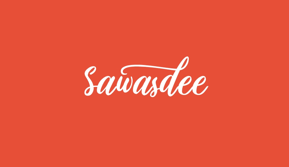 sawasdee font big